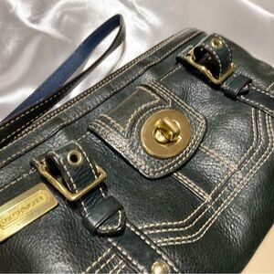 Coach Black Vintage Wristlet Bag in Excellent Used Condition (EUC).